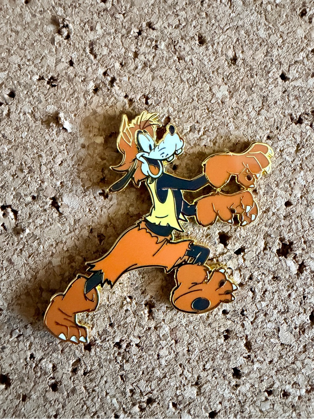 Disney Halloween Mickey and Friends Pink ala Mode Pin - Goofy as Werewolf